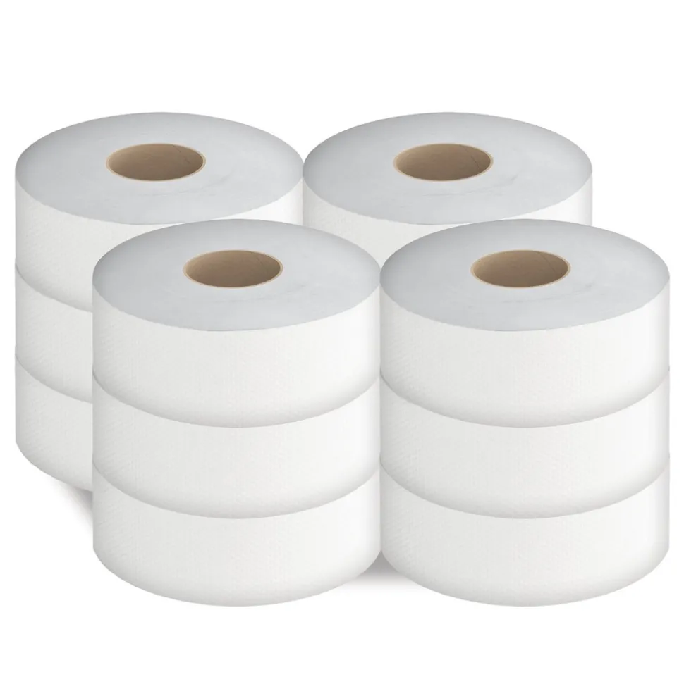 Cascades PRO 3.3 in. x 750 ft. 2-Ply Septic Safe Select Jumbo Bath Tissue - White (12/Carton)