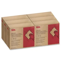 Cascades PRO 9.75 in. x 16.75 in. 1-Ply Tuff-Job Spunlace Towels - White (6 Boxes/Carton)