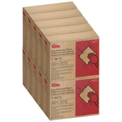 Cascades PRO 9.25 in. x 12.5 in. 4-Ply Tuff-Job Scrim Reinforced Wipers - White (10 Boxes/Carton)