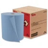 Cascades PRO 12 in. x 13 in. Tuff-Job Spunlace Towels Jumbo Roll - Blue (1 Roll/Carton)