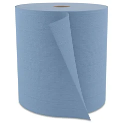 Cascades PRO 12 in. x 13 in. Tuff-Job Spunlace Towels Jumbo Roll - Blue (1 Roll/Carton)