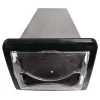 Cascades PRO DN200 6.25 in. x 18 in. x 6.5 in. Tandem In-Counter Interfold Napkins Dispenser - Black