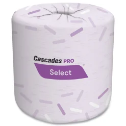 Cascades PRO 2-Ply Septic Safe Select Standard Bath Tissue - White (80 Rolls/Carton)