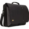 Case Logic 3.37 in. x 17.75 in. x 13.75 in. Dobby Nylon Laptop Messenger Fits Devices Up to 17 in. - Black