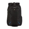 Case Logic 2.76 in. x 13.39 in. x 19.69 in. Polyester Checkpoint Friendly Backpack for 15.6 in. Devices - Black