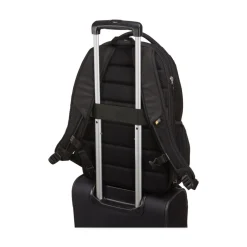 Case Logic 2.76 in. x 13.39 in. x 19.69 in. Polyester Checkpoint Friendly Backpack for 15.6 in. Devices - Black