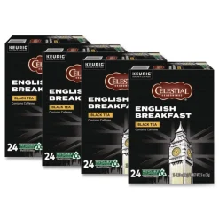 Celestial Seasonings 5000330008 Black Tea K-Cups - English Breakfast (96/Carton)