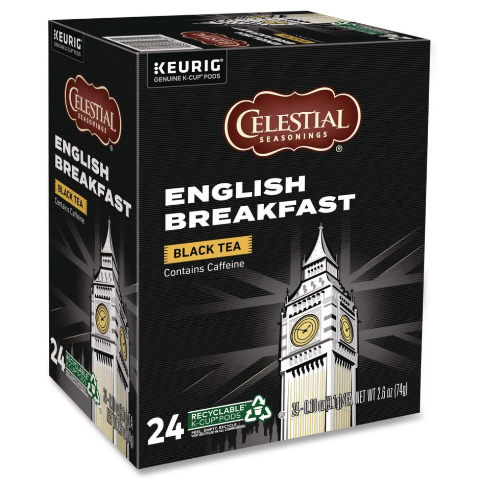 Celestial Seasonings 5000330008 Black Tea K-Cups - English Breakfast (96/Carton)