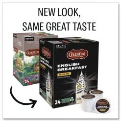 Celestial Seasonings 5000330008 Black Tea K-Cups - English Breakfast (96/Carton)