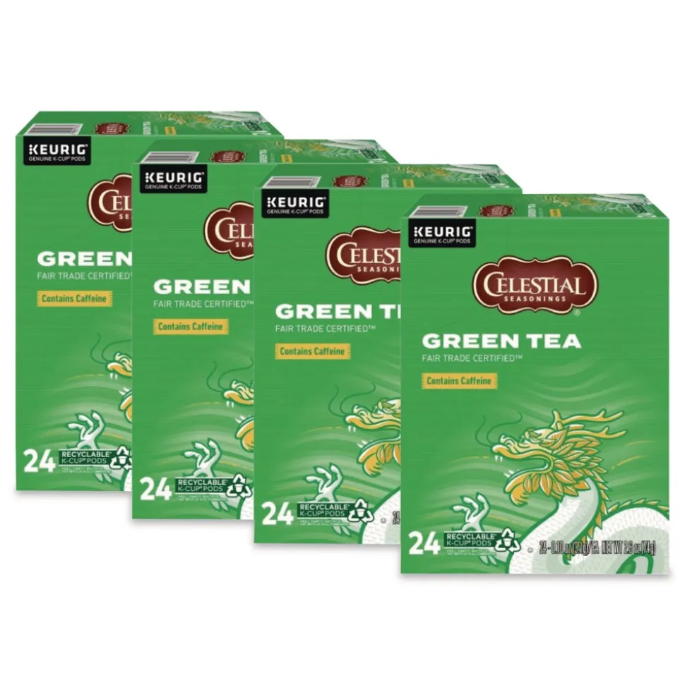 Celestial Seasonings 5000330010 K-Cups - Green Tea (96/Carton)