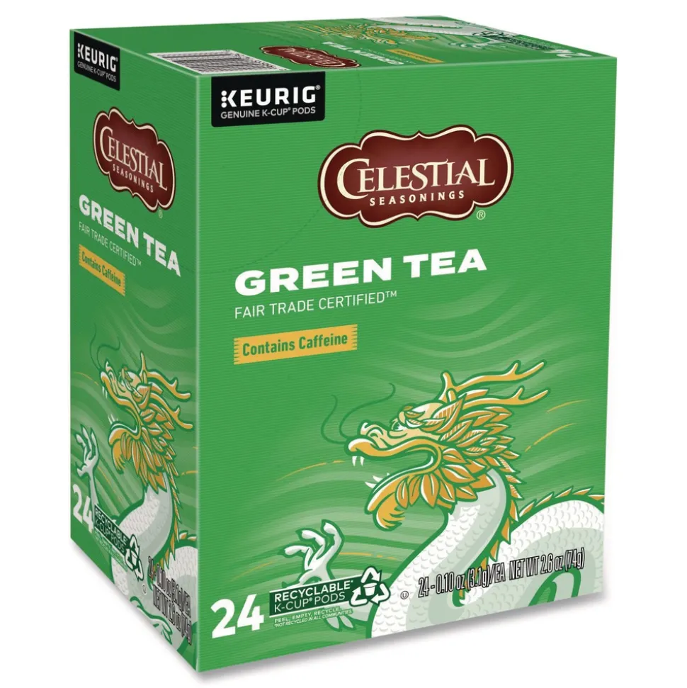 Celestial Seasonings 5000330010 K-Cups - Green Tea (96/Carton)