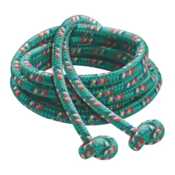 Champion Sports 8 ft. Braided Nylon Jump Ropes - Assorted (6/Set)