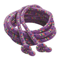 Champion Sports 8 ft. Braided Nylon Jump Ropes - Assorted (6/Set)