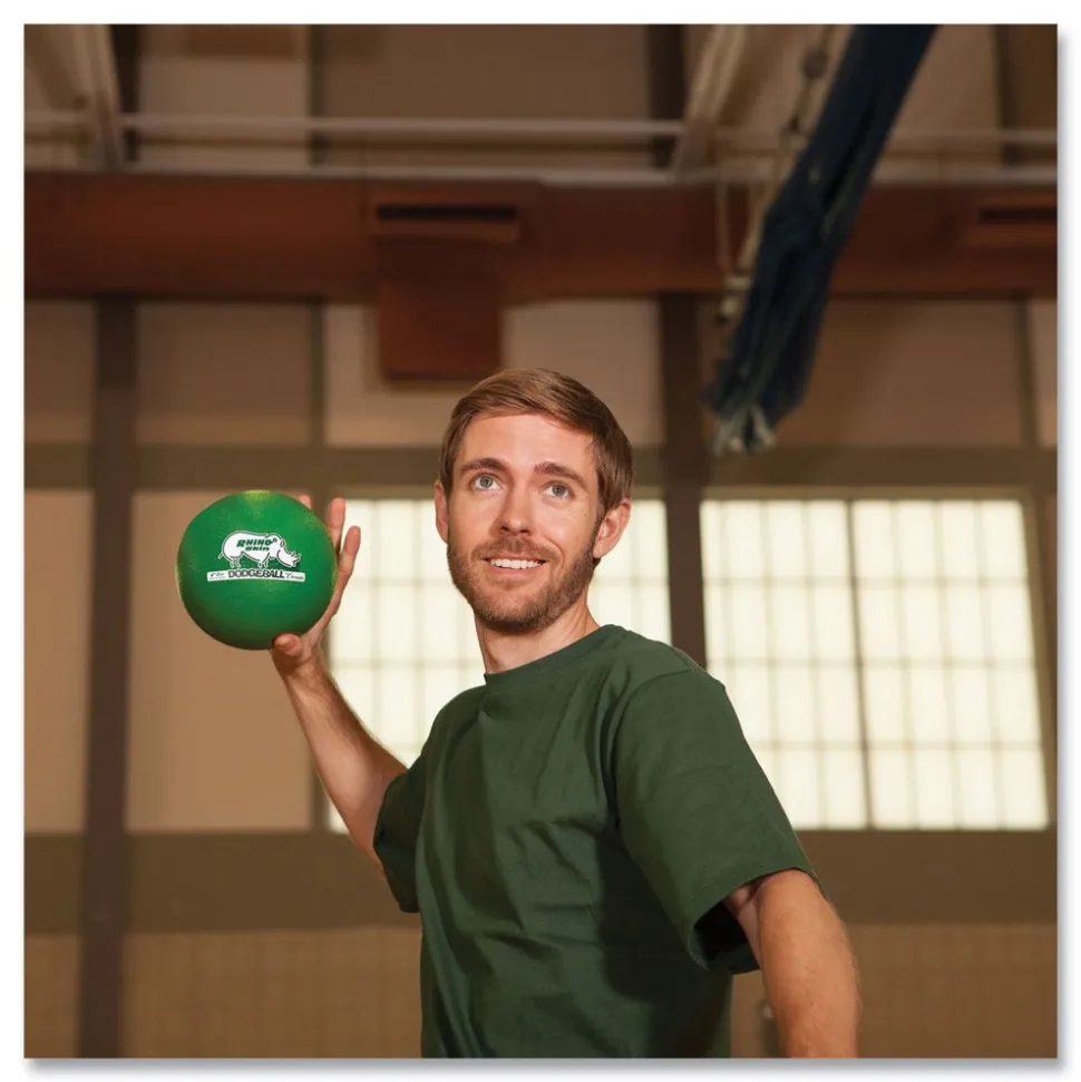 Champion Sports 6 in. Diameter Rhino Skin Dodge Ball Set - Assorted (6/Set)