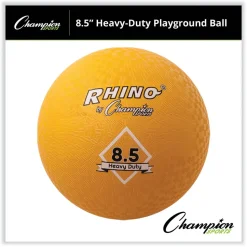 Champion Sports 8.5 in. Diameter Heavy Duty Playground Ball - Yellow