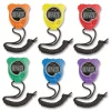 Champion Sports Accurate to 1/100 Second Water-Resistant Stopwatch - Assorted Colors (6/Box)