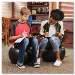 Champion Sports Fitpro Ball Chair, Supports Up To 200 Lb, Gray