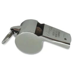 Champion Sports Heavy Weight Metal Sports Whistle - Silver (1 Dozen)