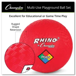 Champion Sports Multi-Size Playground Ball Set - Multi-Color (14/Set)