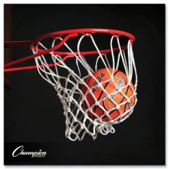 Champion Sports No. 6 Intermediate Size Rubber Sports Ball For Basketball - Orange