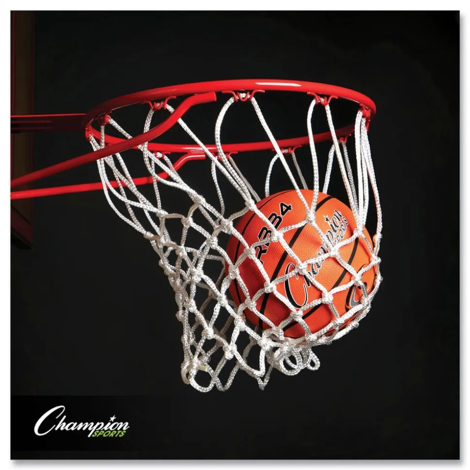 Champion Sports No. 6 Intermediate Size Rubber Sports Ball For Basketball - Orange