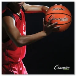 Champion Sports No. 6 Intermediate Size Rubber Sports Ball For Basketball - Orange