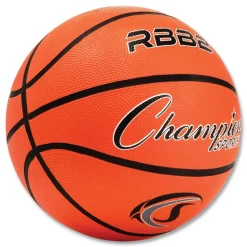 Champion Sports No. 5 Junior Size Rubber Sports Ball For Basketball - Orange
