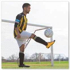 Champion Sports VIPER 8.5 in. to 9 in. Diameter No. 5. Size Soccer Ball - White