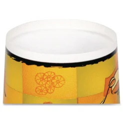 Chinet 70408 8 oz. - 10 oz. Streetside Paper Food Container with Plastic Lid (250/Carton)