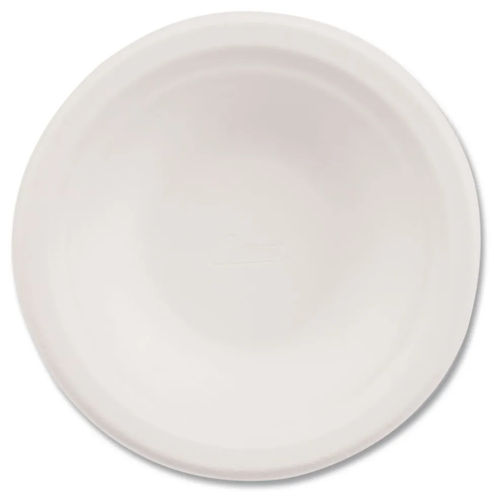 Chinet 12 oz Paper Pro Round Bowls - Beige (1000/Carton)