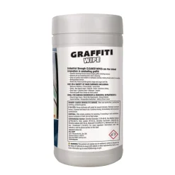 Claire 12 in. x 9.5 in. 1-Ply Graffiti Wipe - Mild Scent Purple (6/Carton)