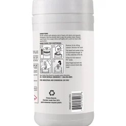 Claire 9.5 in. x 12 in. Stainless Steel Cleaner Wipes - Citrus Purple (6-Canisters/Carton)