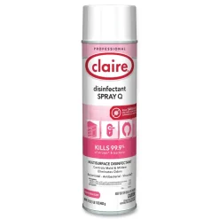 Claire 17 oz. Aerosol Spray Q Disinfectant - Country Fresh Scent (12/Carton)