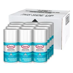 Claire 7 oz. Aerosol Spray Metered Air Freshener - Tropic Breeze (12/Carton)