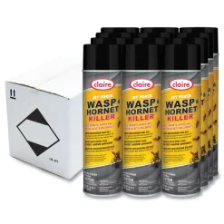 Claire 14 oz. Aerosol Spray Jet Force Wasp and Hornet Killer (12/Carton)