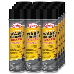 Claire 14 oz. Aerosol Spray Jet Force Wasp and Hornet Killer (12/Carton)
