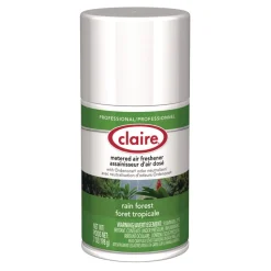 Claire 11 oz. Aerosol Spray Metered Air Freshener - Rain Forest (12/Carton)