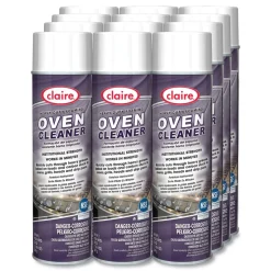 Claire 20 oz. Aerosol Spray Heavy Duty Foaming Oven Cleaner (12/Carton)