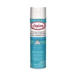 Claire 10 oz. Aerosol Spray Aerosol Air Freshener and Deodorizer - Tropic Breeze (1/Carton)