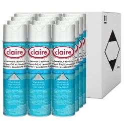 Claire 10 oz. Aerosol Spray Aerosol Air Freshener and Deodorizer - Tropic Breeze (1/Carton)