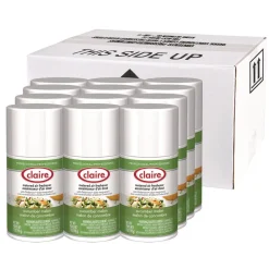 Claire 7 oz. Aerosol Spray Metered Air Freshener - Cucumber Melon Scent (12/Carton)