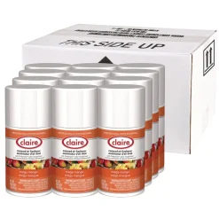 Claire 11 oz. Aerosol Spray Metered Air Freshener - Mango (12/Carton)