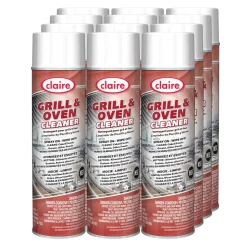 Claire 18 oz. Aerosol Spray Grill and Oven Cleaner (12/Carton)