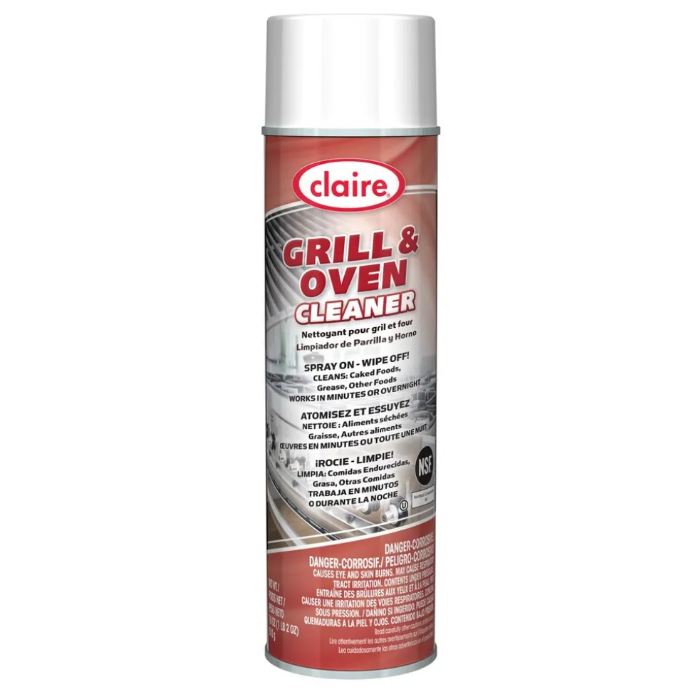 Claire 18 oz. Aerosol Spray Grill and Oven Cleaner (12/Carton)