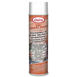 Claire CL880 15 oz. Aerosol Spray Gel Vandal Mark Remover (12/Carton)