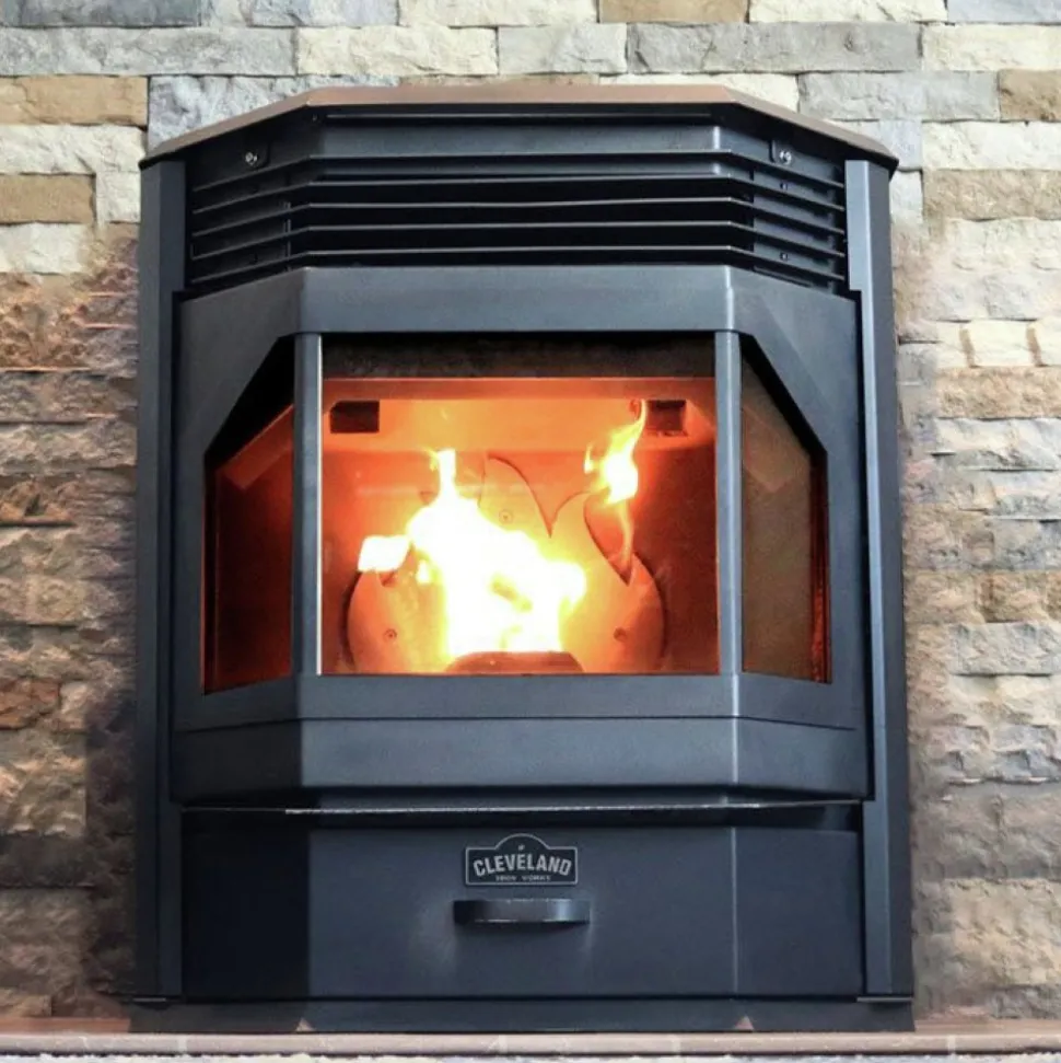 Cleveland Iron Works 52,000 BTU BayFront Pellet Stove