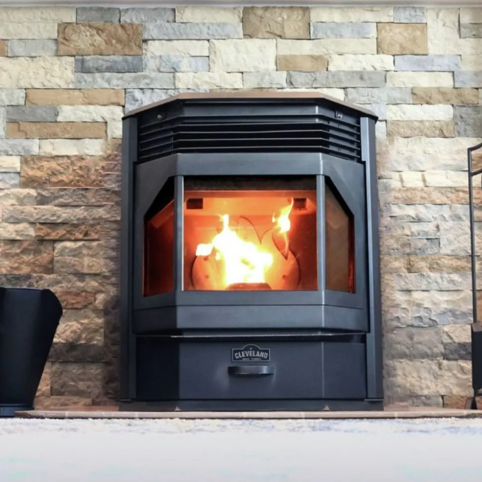 Cleveland Iron Works 52,000 BTU BayFront Pellet Stove