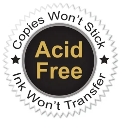 C-Line 3-Hole Punched Top Load 8.5 in. x 11 in. Insert Medium-Duty Polypropylene Sheet Protectors - Nonglare Clear Front (50/Box)