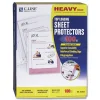 C-Line 3-Hole Punched Top Load 8.5 in. x 11 in. Insert Heavy-Duty Polypropylene Sheet Protectors - Clear Front (100/Box)