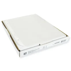 C-Line 3-Hole Punched Top Load 5.5 in. x 8.5 in. Insert Heavy-Duty Polypropylene Sheet Protectors - Clear Front (50/Box)